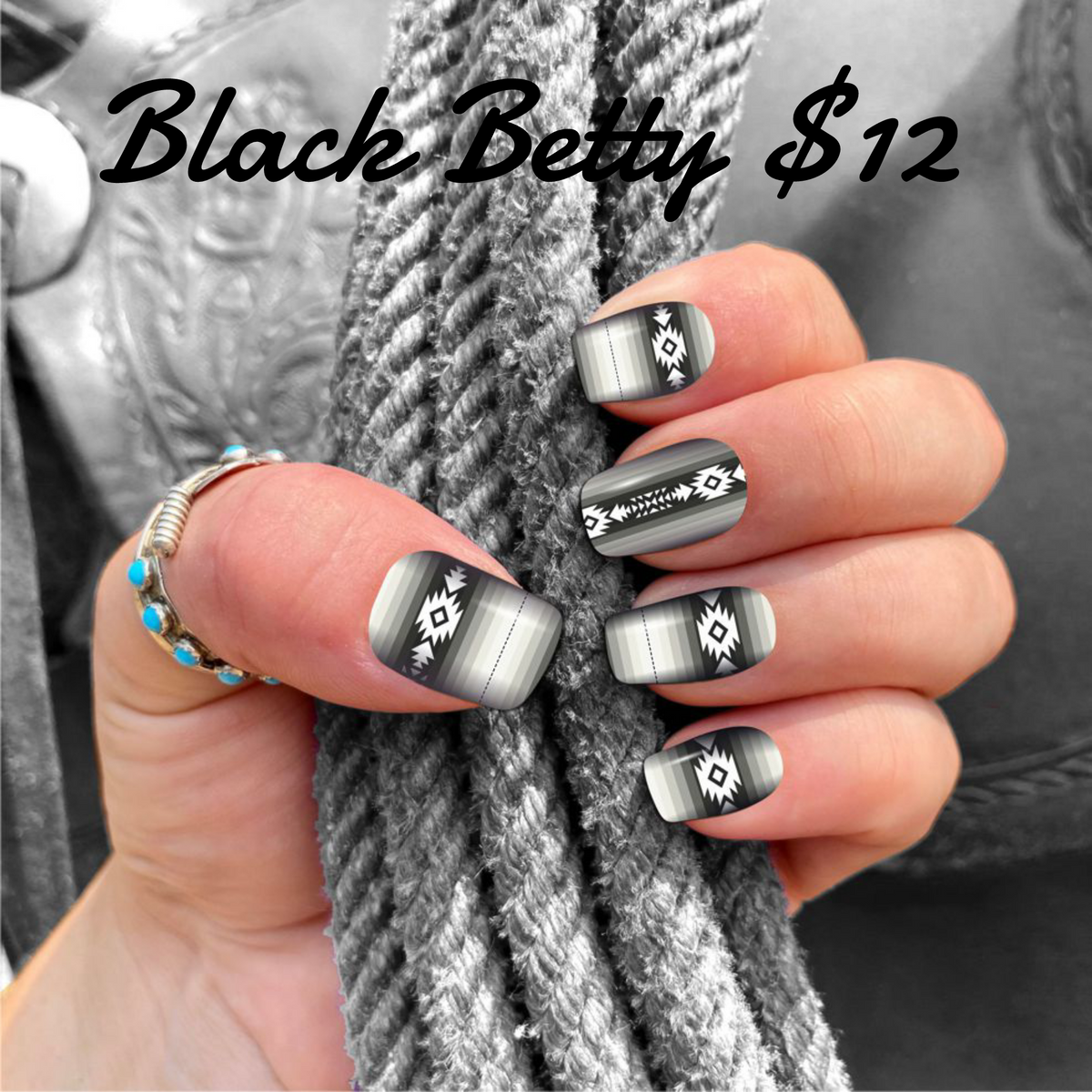 Dusti Rhoads Nail Strips Aztec Prints Hacienda Ranch+Home