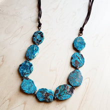 Load image into Gallery viewer, Genuine Ocean Agate Slab Necklace