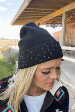 Load image into Gallery viewer, BLACK- Shine Bright Beanie