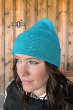 Load image into Gallery viewer, TURQUOISE-Shine Bright Beanie