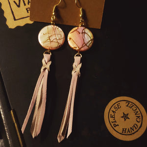 Blush Latigo Earrings - Hacienda Ranch+Home