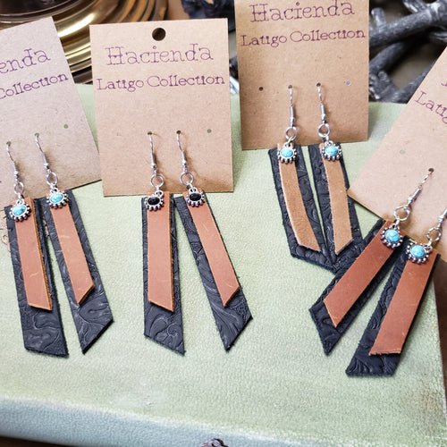 Latigo Strap Earrings - Hacienda Ranch+Home