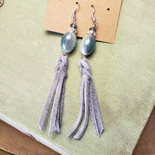 Load image into Gallery viewer, Latigo Aqua Earrings - Hacienda Ranch+Home