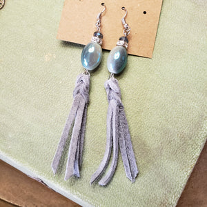 Latigo Aqua Earrings - Hacienda Ranch+Home