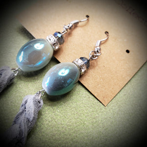 Latigo Aqua Earrings - Hacienda Ranch+Home