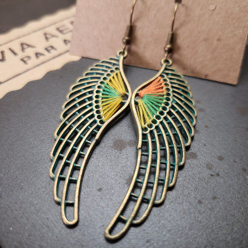 Bronze Wing Earrings - Hacienda Ranch+Home