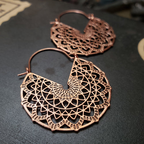Boho Earrings in Rose Gold - Hacienda Ranch+Home