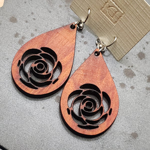 Wooden Cutout Earrings - Hacienda Ranch+Home