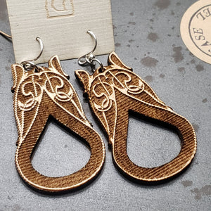 Wooden Cutout Earrings - Hacienda Ranch+Home