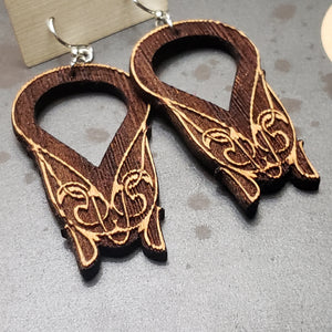 Wooden Cutout Earrings - Hacienda Ranch+Home