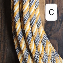 Load image into Gallery viewer, 60&#39; Waxed Colored Cotton Ranch Rope