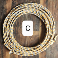 Load image into Gallery viewer, 60&#39; Waxed Colored Cotton Ranch Rope