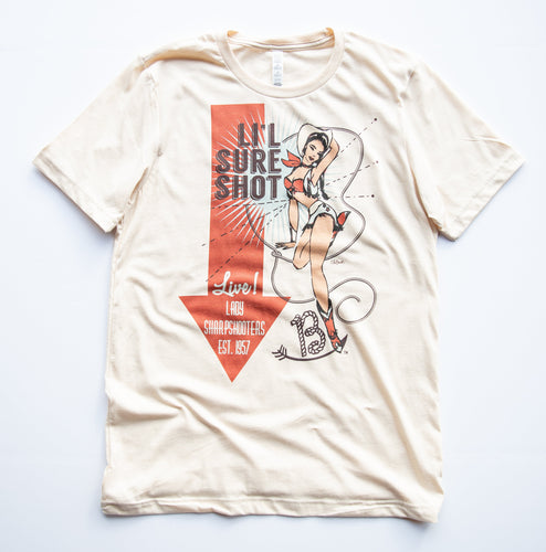 Li'l Sure Shot Tee-Soft Cream