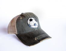 Load image into Gallery viewer, Soccer Distressed Cap Choose from 6 Colors