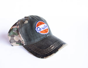 Gulf Distressed Trucker Cap Four Colors