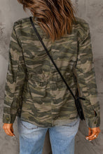 Load image into Gallery viewer, Camouflage Snap Jacket