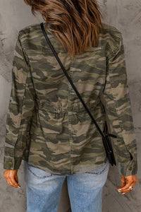 Camouflage Snap Jacket