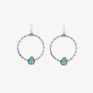 Artificial Turquoise Drop Earrings