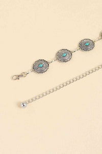 Vintage Turquoise Alloy Belt