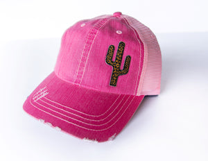 Leopard Cactus Cap Five Colors