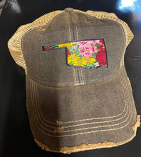 Load image into Gallery viewer, Oklahoma Floral Cap Three Colors