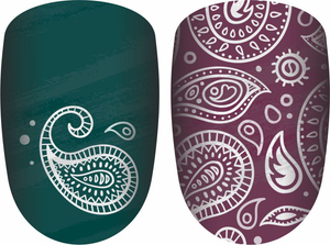 Dusti Rhoads Nail Strips:  Filigree, Paisley,  and Florals
