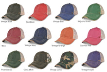 Load image into Gallery viewer, Soccer Distressed Cap Choose from 6 Colors