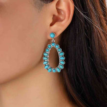 Load image into Gallery viewer, Artificial Turquoise Earrings