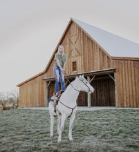 Load image into Gallery viewer, Saddle Up Tee in Heather Olive