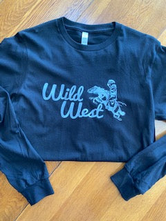 Wild West Black Long Sleeve Tee